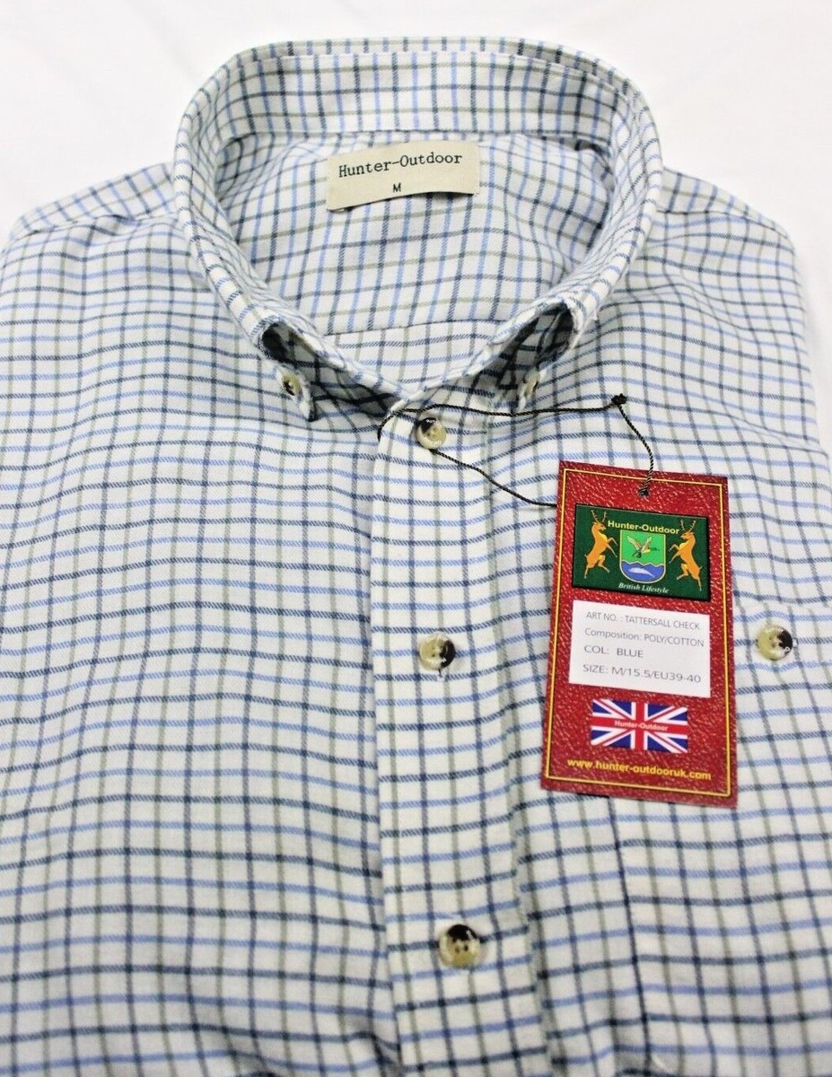 Hunter Outdoor Tattersall Country Check Holiday 100% cotton shirt