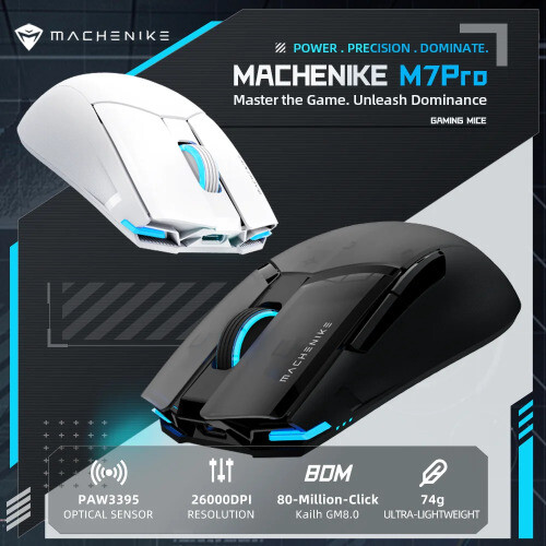 Wireless RGB Gaming Mouse for PC & Laptop with Rechargeable Battery & Programmable Buttons