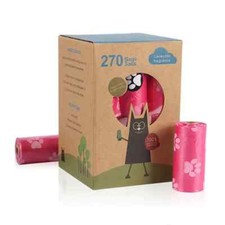 285-555ct Scented Pink Dogs Poop Leak-Proof Pet Waste Bags Refill 19/37 Rolls