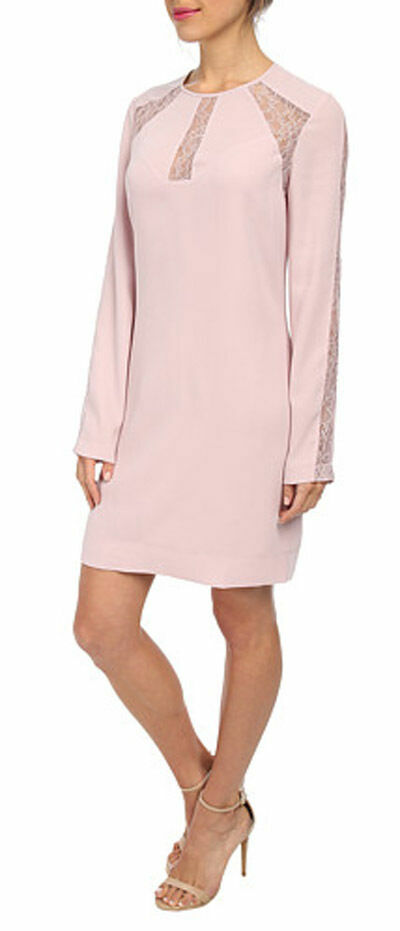 bcbg long sleeve lace dress Stretch Lace Bubble Dress  BCBGMAXAZRIA