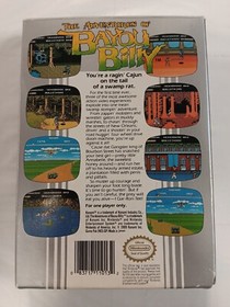 NES- The Adventures of Bayou Billy (Nintendo) BOX ONLY+FOAM+BOX PROTECTOR
