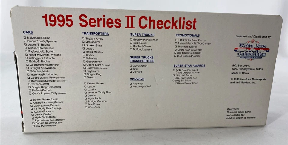 Jeff Gordon Nascar Dupont #24 Matchbox Racing Superstars Transporters 1/10k 1996 - Image 2 of 4