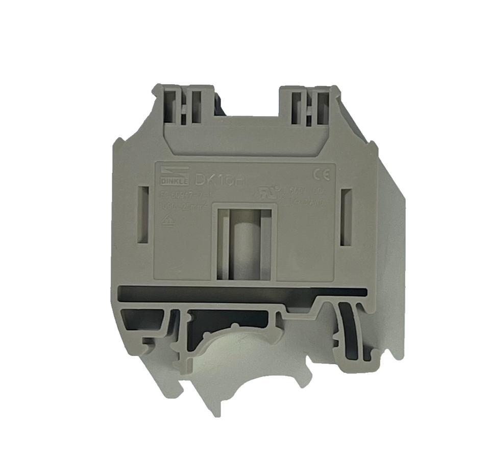 Altech CP1.5/3/DB DIN Terminal Block, Push-In, 3 Conn, 15A, 600V, 24-14AWG, 3.5mm, Brown, 100/Pk - Foto 9
