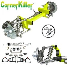 37-41 Chevy Car Cornerkiller Ifs Coil Over Stock 5x4.75 Power Lhd Rack