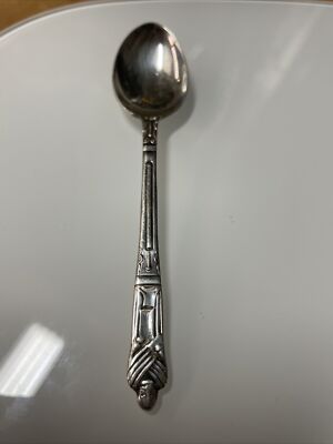 EPNS Silver Plate Figural Apostle Coffee Demitasse Spoon
