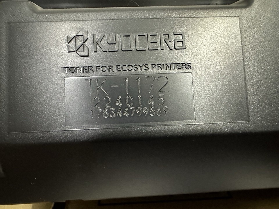 Kyocera 1T02S50US0 Model TK 1172 Black Toner Ecosys M2040dn M2540dw kyocera-1t02s50us0-model-tk-1172-black-toner-ecosys-m2040dn-m2540dw