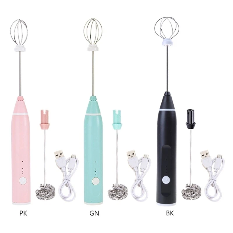 Milk Frother Handheld Rechargeable Whisk Drink Mixer Coffee Mixer for