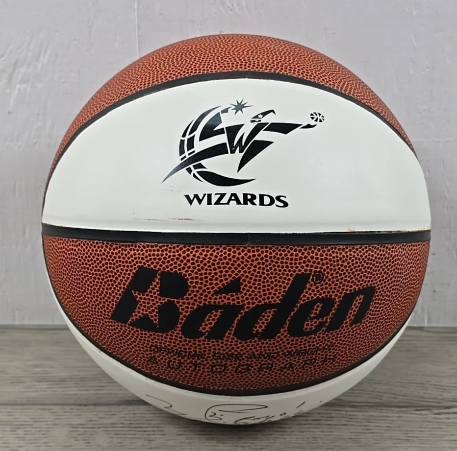 Baloncesto Baden Mike Miller Autografiado Washington Wizards Talla/Peso Oficial Foto 4 de 4