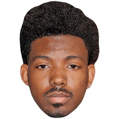 Dominique Barrett (Moustache) Big Head. Larger than life mask.