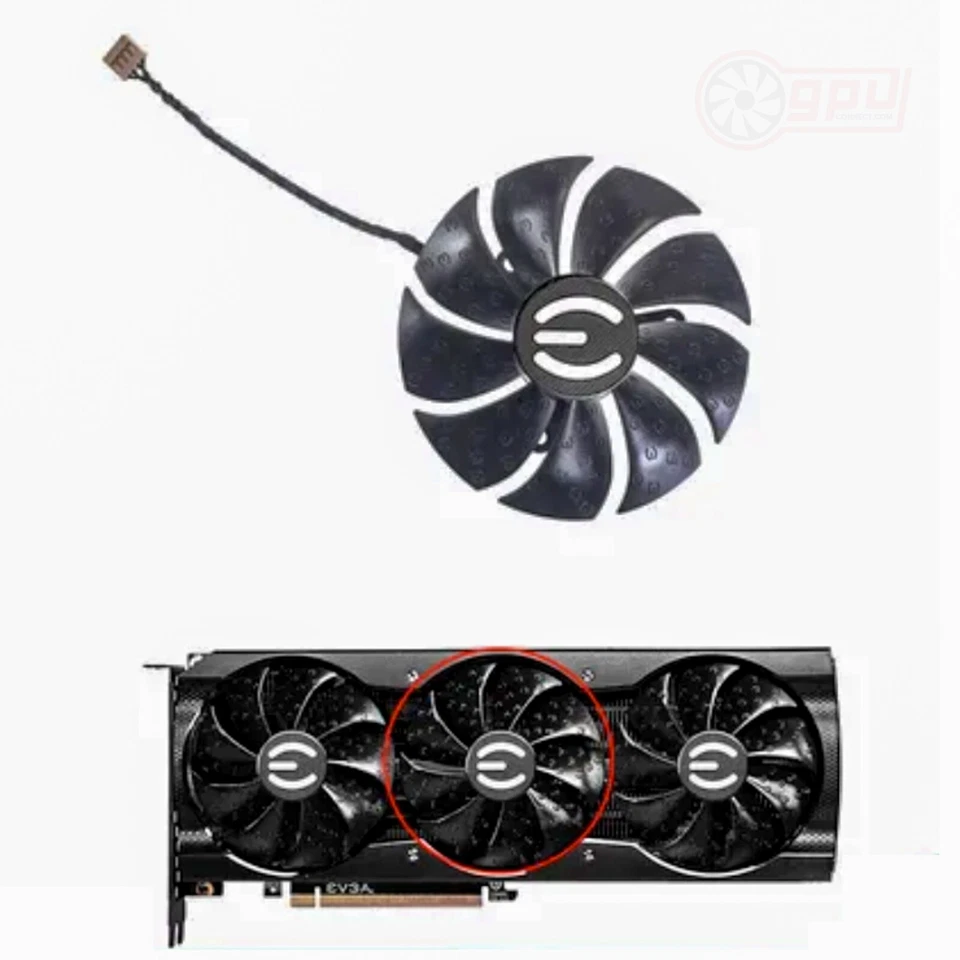 EVGA RTX 3070 3080 3090 XC3 Ultra Gaming GPU Fan Set (GENUINE) - Image 4 of 4