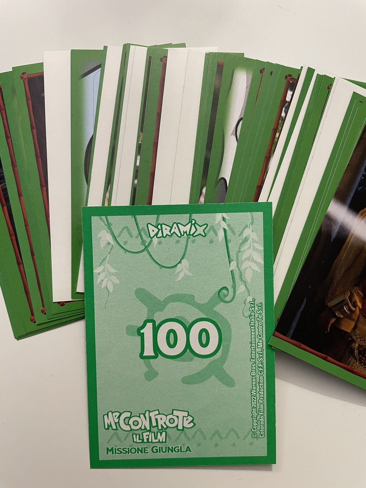 Lotto 55 Figurine ME CONTRO TE MISSIONE GIUNGLA Stock Nuove Da