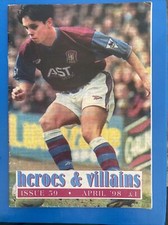 heroes and villains Aston Villa Fanzine Issue 59 April 1998
