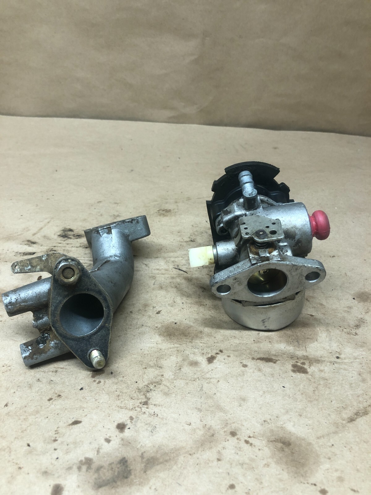 Tecumseh Carburetor & Intake Pipe Assembly 640303 eBay