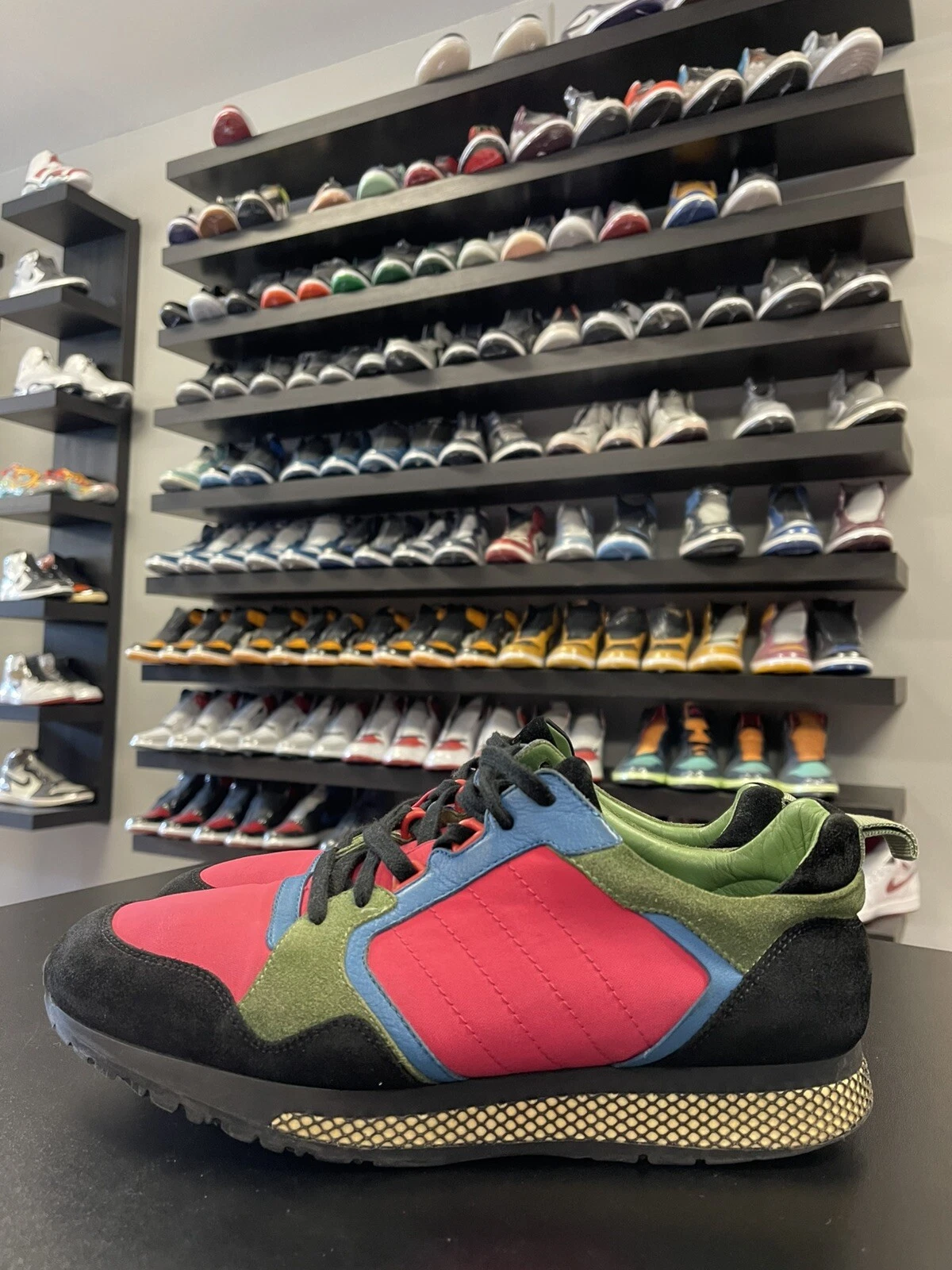 Taille 9,5US/9G   Baskets Gucci multicolore daim et nylon Icaro