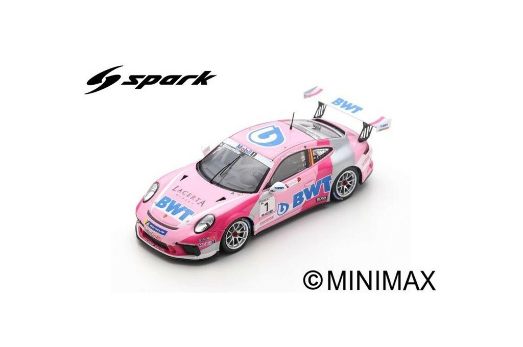 Porsche Carrera Cup Spark S8504 vitrine sans poussière miniature 1/43 sport