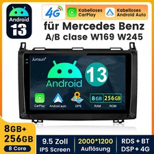Android 13 8G+256G Autoradio Navi Mercedes A/B Klasse W245 W169 Viano VW Crafter