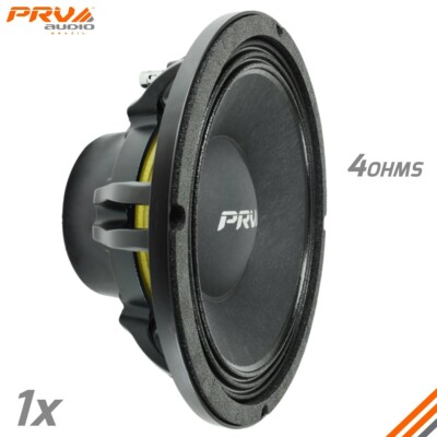 1x PRV 10W1000-NDY-4 10'' PRO Audio Neodymium Mid Woofer Speaker 4 Ohms 1000W