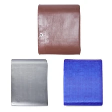 VEVOR Tarp Waterproof Tarpaulin 10-40 ft 5-16 Mil Plastic Poly Tear UV Resistant