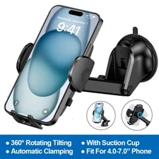 Universal Car Truck Mount Phone Holder Stand Dashboard Windshield For Cell Phone