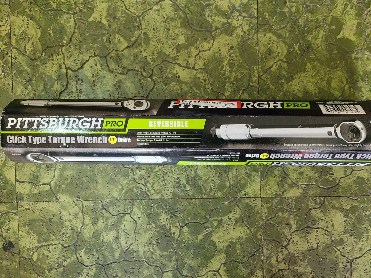 Pittsburgh Professional 3/8 inch Drive Click Stop Torque