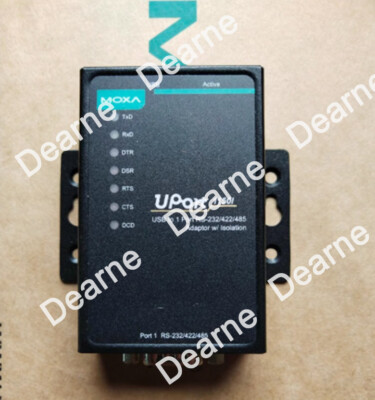 1pcs MOXA UPORT1150I USB to serial port with terminal isolation.