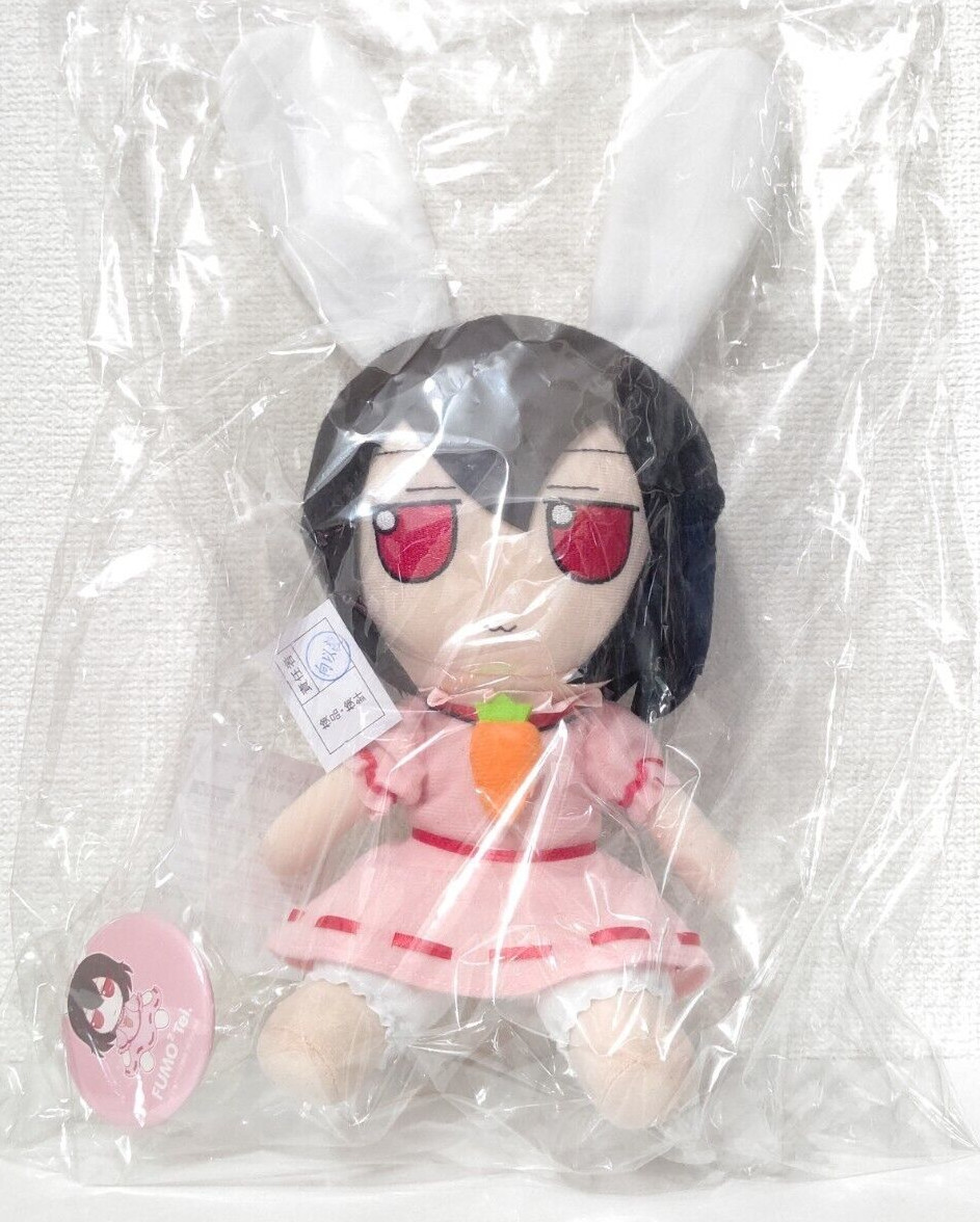 TOUHOU PROJECT Fumo Fumo Series 22 Inaba Tei Tewi Plush doll Badge Set GIFT JPN