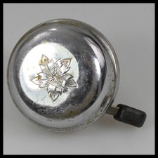 Antiguo cromo antiguo Alemania Ciclismo Bicicleta Bicicleta Metal Mecánico Campana Bocina