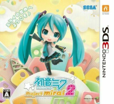 USED Nintendo 3DS Hatsune Miku Project mirai 2 Normal Edition(language/Japanese)