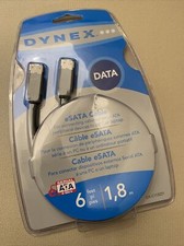 Dynex ESata Cable 6 ft foot 1,8 M Supports 3 GBPS EXTERNAL SERIAL ATA DX-C113221