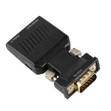 VGA to HDMI Converter 1080P Video Audio PC Laptop Monitor Port Adapter Connector