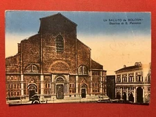 Postcard - A Greeting from Bologna - Basilica of St. Petronius - 1918