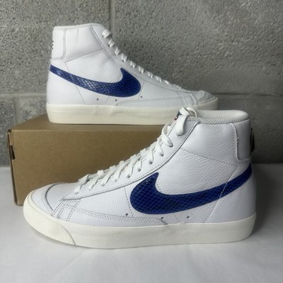 Nike Blazer Mid 77 Vintage Snakeskin Red & Blue CW7073-100 Men's Size 8 W 9.5