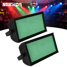 2Pcs SHEHDS 200W 960 RGB 5050LED Wall Wash Light Strobe DMX Stage Party Disco