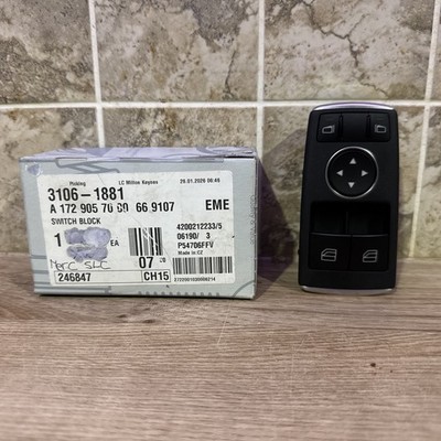 Mercedes-Benz SLK R172 Electric window control switch A1729057000 GENUINE NEW