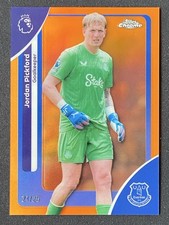 Jordan Pickford 2025-26 Topps Chrome Premier League Orange Base /25 #84