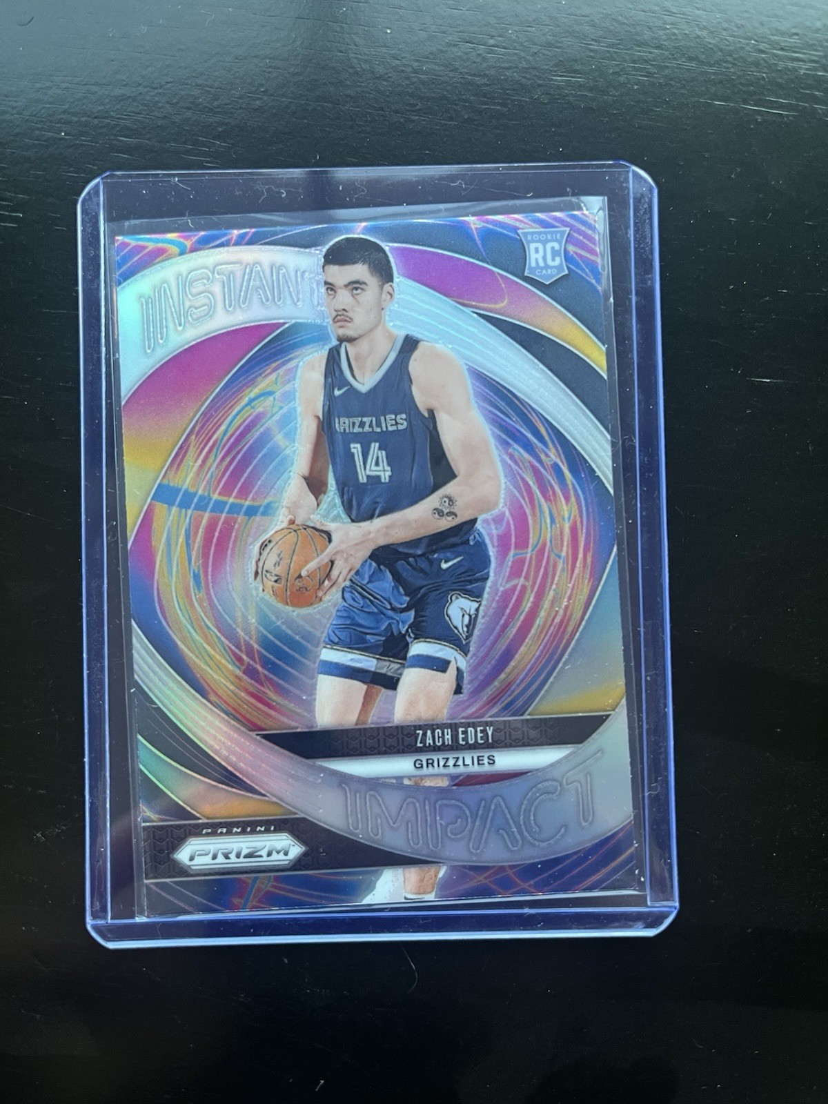2024-25 Panini Prizm - Instant Impact Zach Edey #25 Silver Prizm (RC)