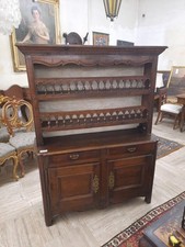 Piattaia Antica In Legno Massello Di Fine XIX Secolo 