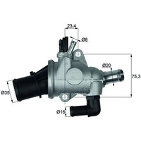Mahle TI 174 88 Thermostat KüHlmittel FüR Alfa Romeo 156 Spider GT GTV 932 916