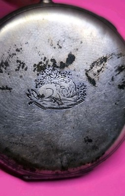 RARE SWISS ECHAPPEMENT A CYLINDRE AIGUILLES QUATRE TROUS EN RUBIS Argent  Parts
