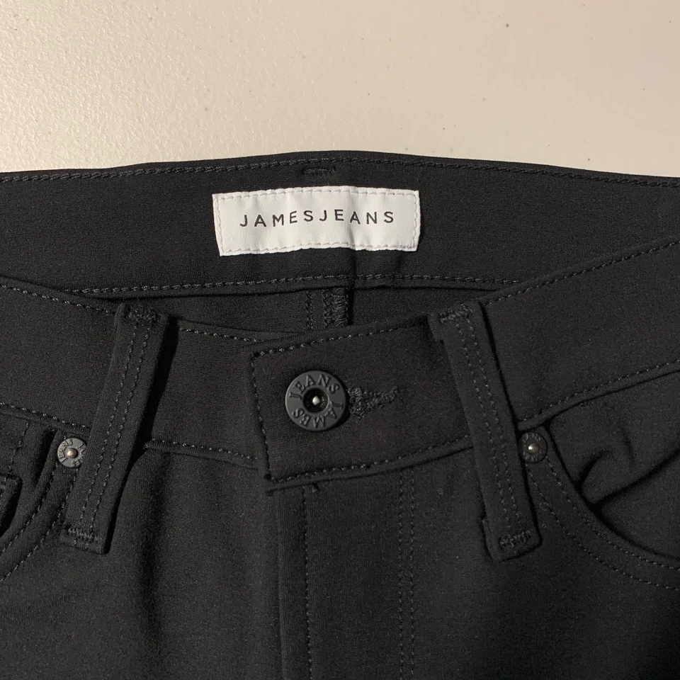 JAMES джинсы Twiggy лодыжки черный понте брюки эластичной маслянистый мягкий женский размер 27 - Изображение 4 из 4