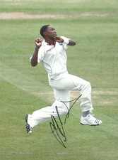 Fidel Edwards - WEST INDIES - Signed 10 x 8 Glossy Photograph
