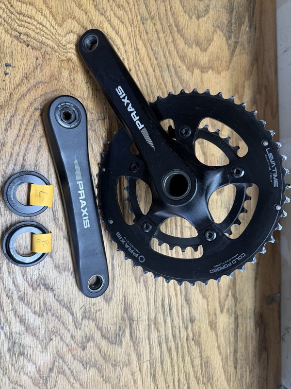Praxis Alba 48/32T 175mm M24 Alloy Road Gravel Bike Crankset BB 10, 11 Speed