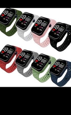  Kids Sports Waterproof Digital Watch LED Display Boys Girls Unbranded 
