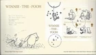 GB QEII 2010 Winnie the Pooh Minisheet First Day Cover Tallents House