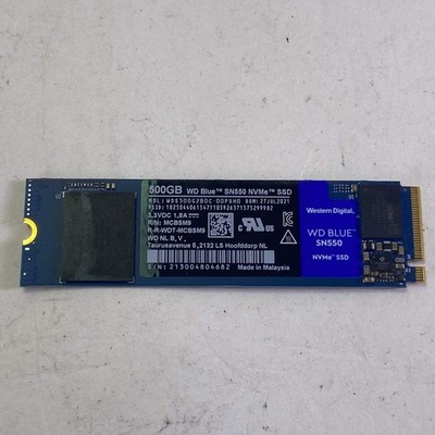 Western Digital 2280mm WD Blue SN550 500GB M.2 NVMe Gen 3.0 x 4 SSD WDS500G2B0C