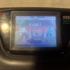 Sega Game Gear Handheld Console - Full Recap 4 Games Sonic 2 Mortal Kombat I II