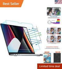 Ultimate Clarity 2-Pack Anti Glare Screen Protectors for MacBook Pro 16" M1-M4