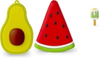 LOTTO 3 POWERBANK EMOJI ANGURIA, GELATO, AVOCADO (2600MAH CADAUNO) BATTERIA