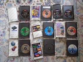 BIG Lot of 7 Sega Saturn games, Authentic USA SEE VIDEO! three dirty dwarves CK2
