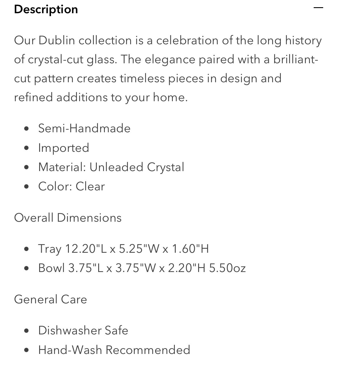 Dublin Square Shannon Crystal Glass Godinger 4 PC Appetizer Serving Dishes Tray